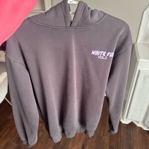 White Fox Grey Hoodie